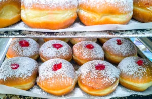 holiday donut boxes arranged for seasonal celebrations and gifting