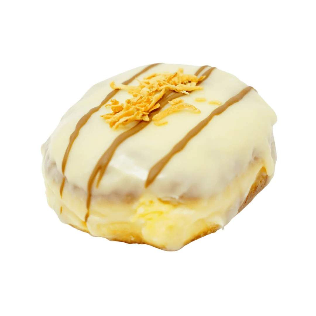 Coconut cream pie donut