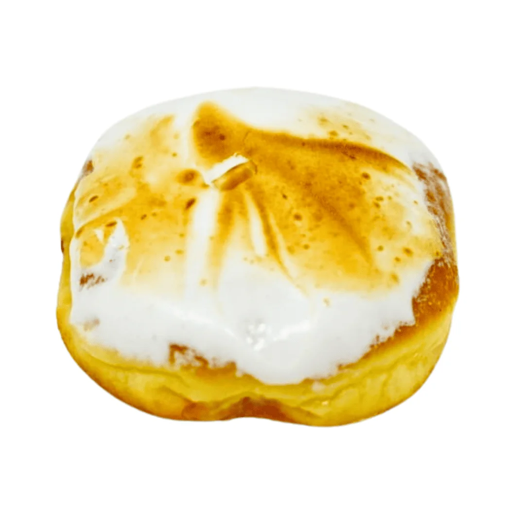 Lemon meringue pie donut